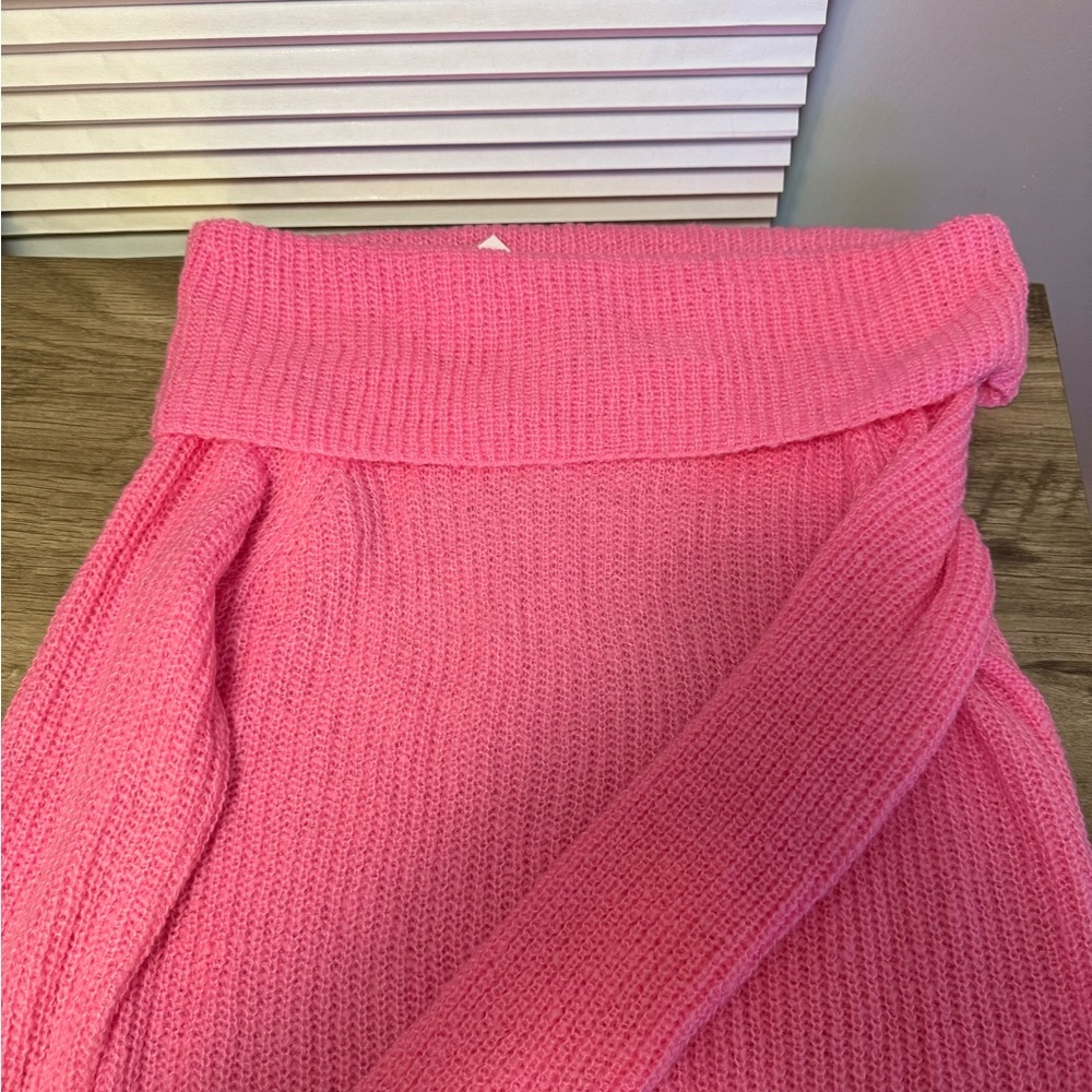 Rue21 Pink Off-the-Shoulder Sweater